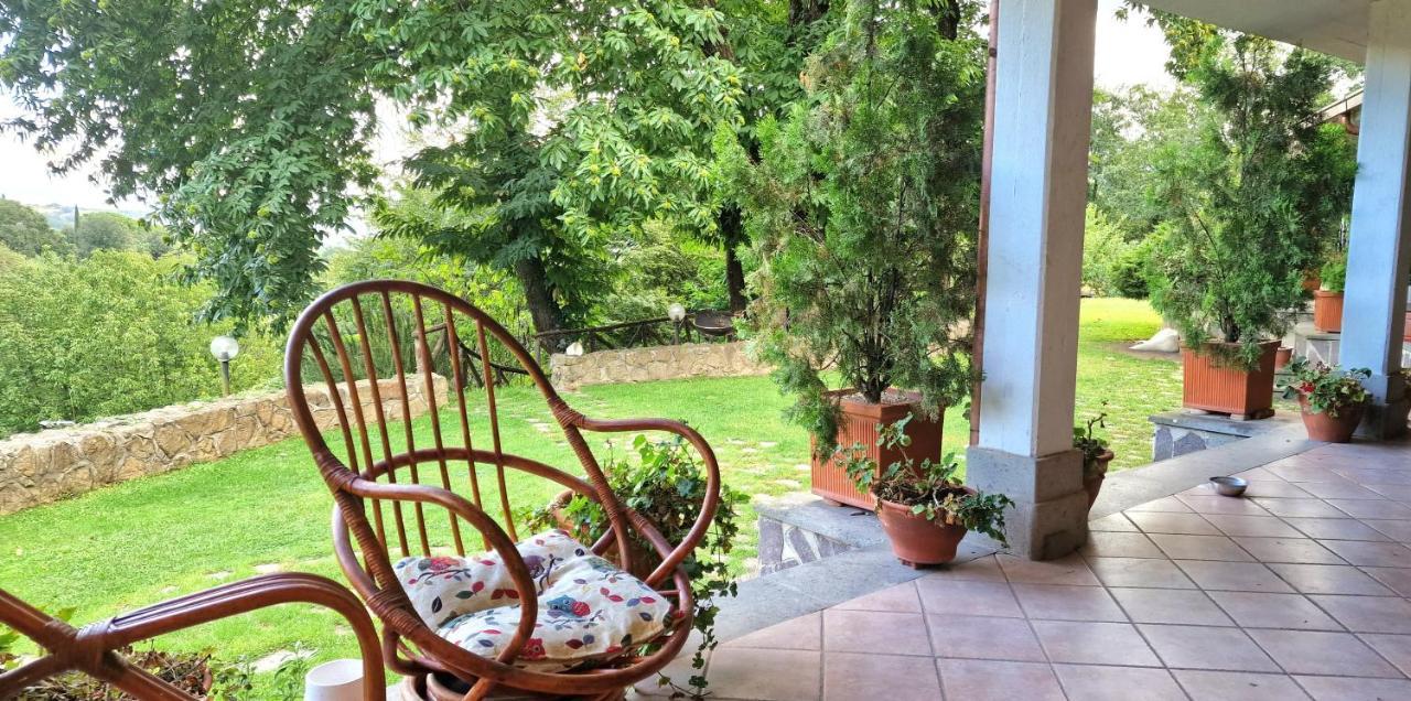 Villa Carolina - Piscina E Parco Panoramico Campagnano Di Roma Eksteriør bilde