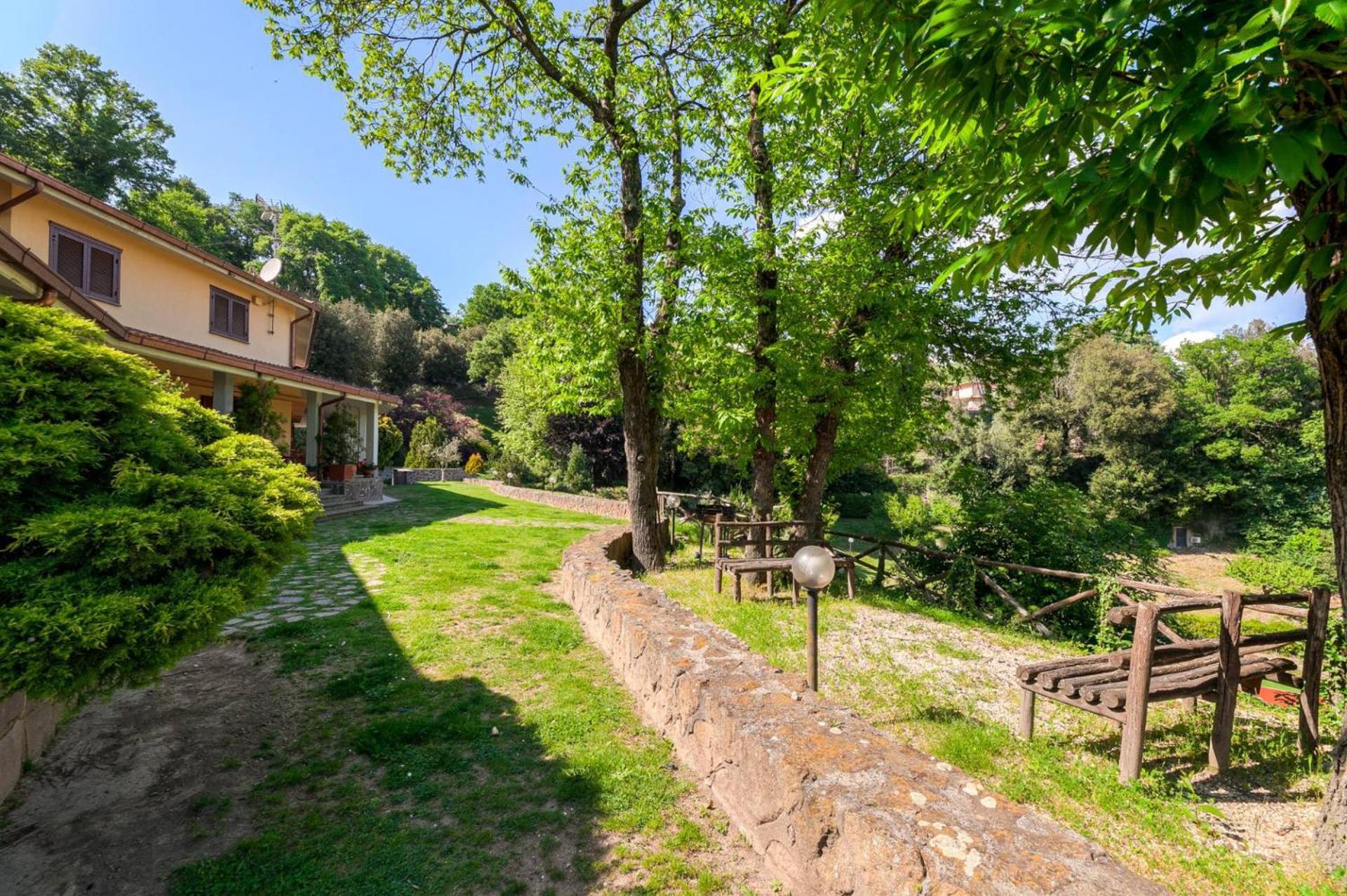 Villa Carolina - Piscina E Parco Panoramico Campagnano Di Roma Eksteriør bilde